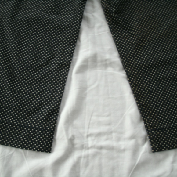 LOFT Capri Pants Polka Dot Cropped Marisa Navy Size 0P Petite - Picture 8 of 8
